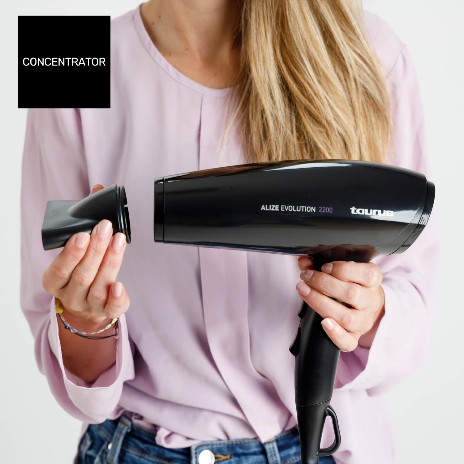 taurus-alize-evolution-secador-de-pelo-2200-w-con-concentrador-negro image 5