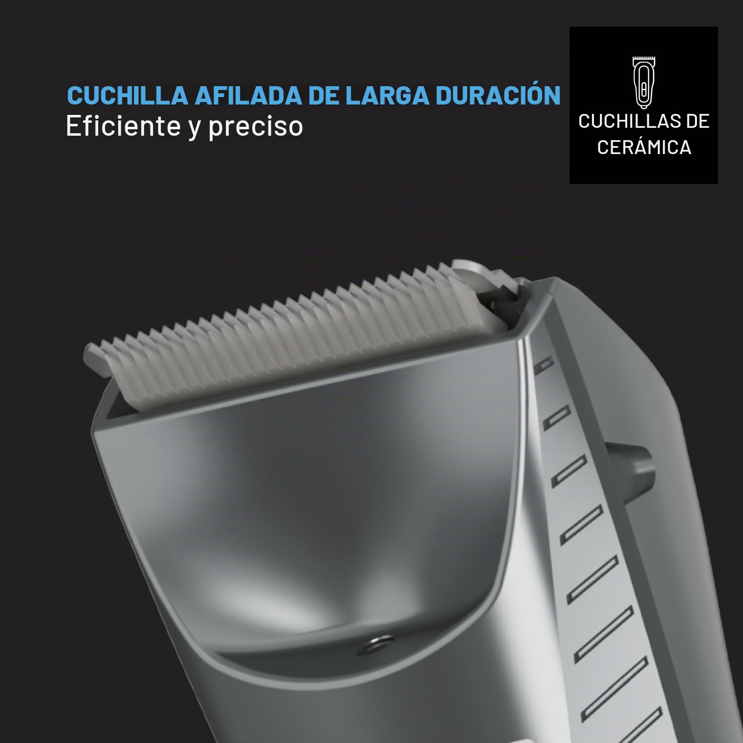 taurus-waterproof-cortapelos-ipx7-con-cuchillas-cer-micas-90-min-de-autonom-a-pa image 5