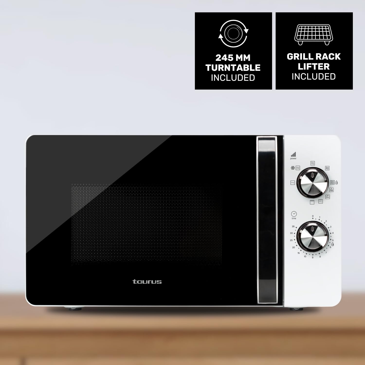 taurus-fastwave-20-grill-microondas-con-grill-20l-700w-grill-800w-smartheat-auto image 6