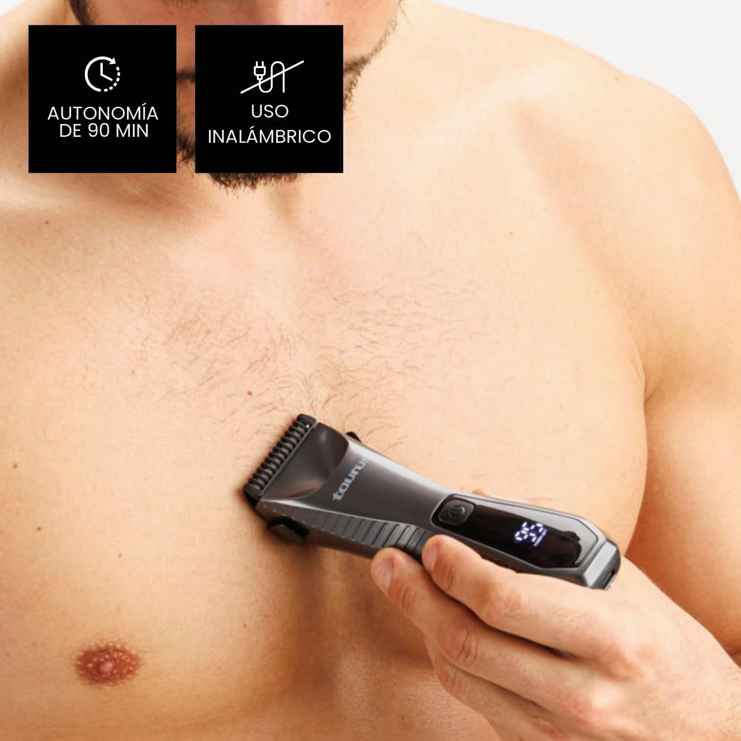 taurus-waterproof-cortapelos-ipx7-con-cuchillas-cer-micas-90-min-de-autonom-a-pa image 6
