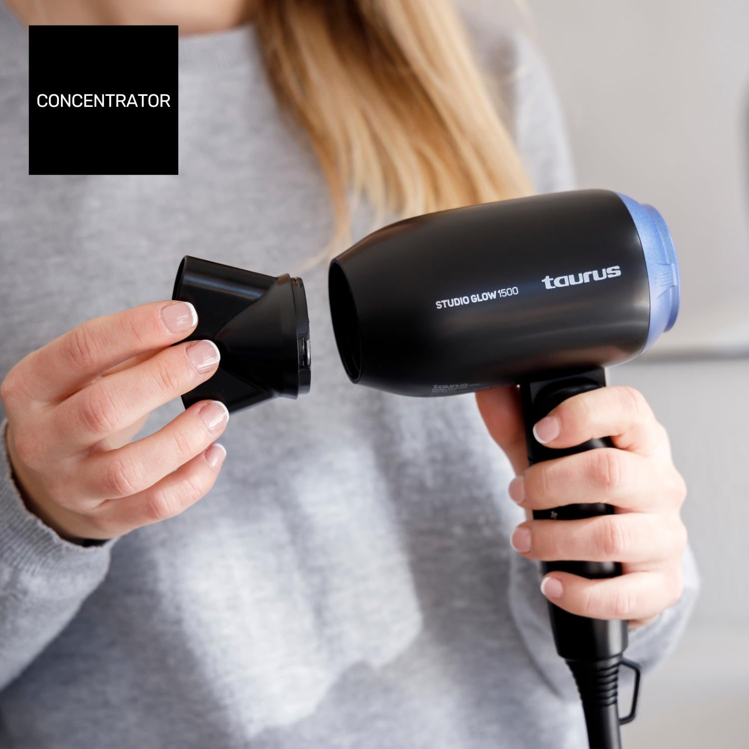 taurus-studio-glow-1500-secador-de-pelo-de-viaje-plegable-bivoltaje-110-240-v-14 image 6