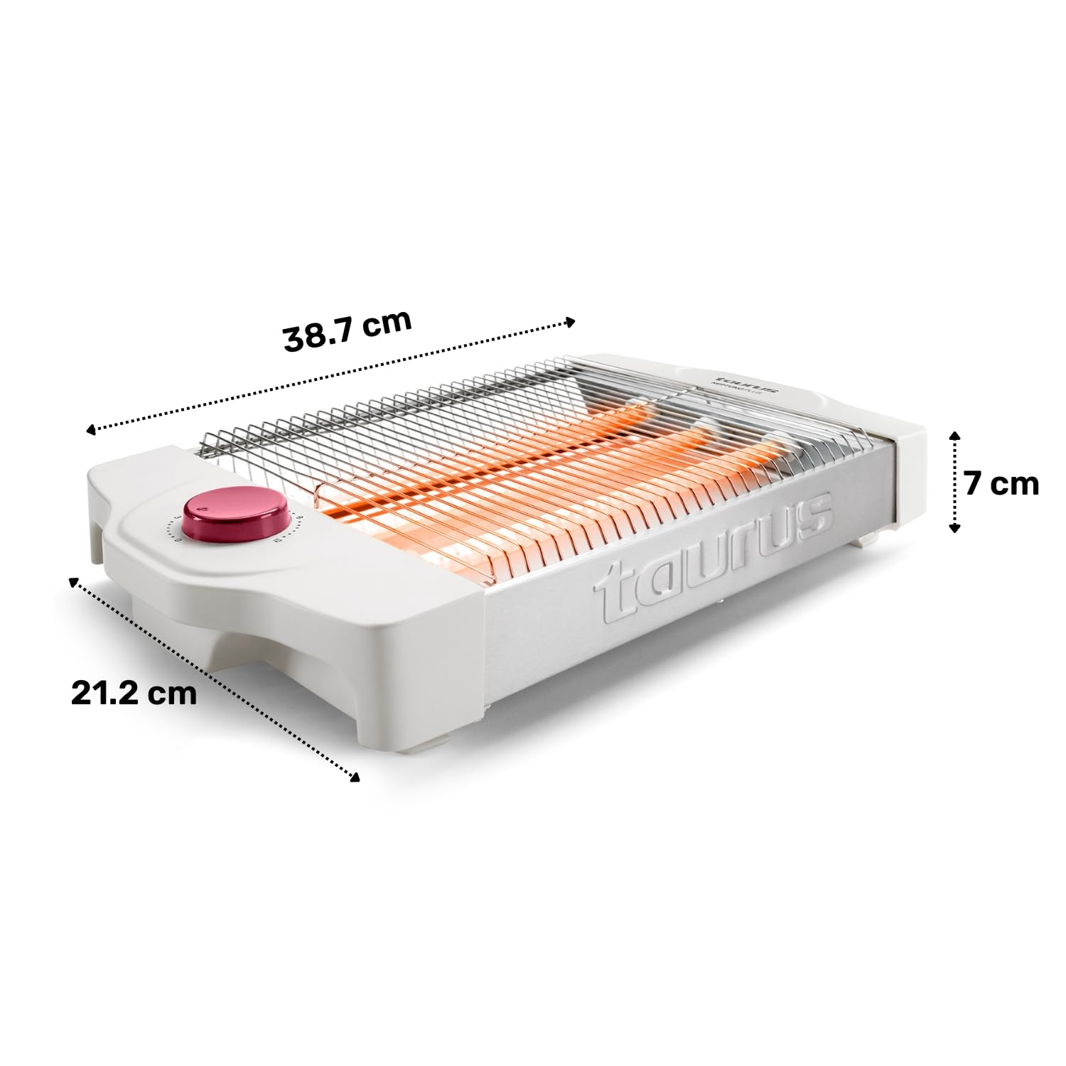 taurus-neptuno-plus-tostador-plano-horizontal-900w-superficie-24x20-cm-12-nivele image 6