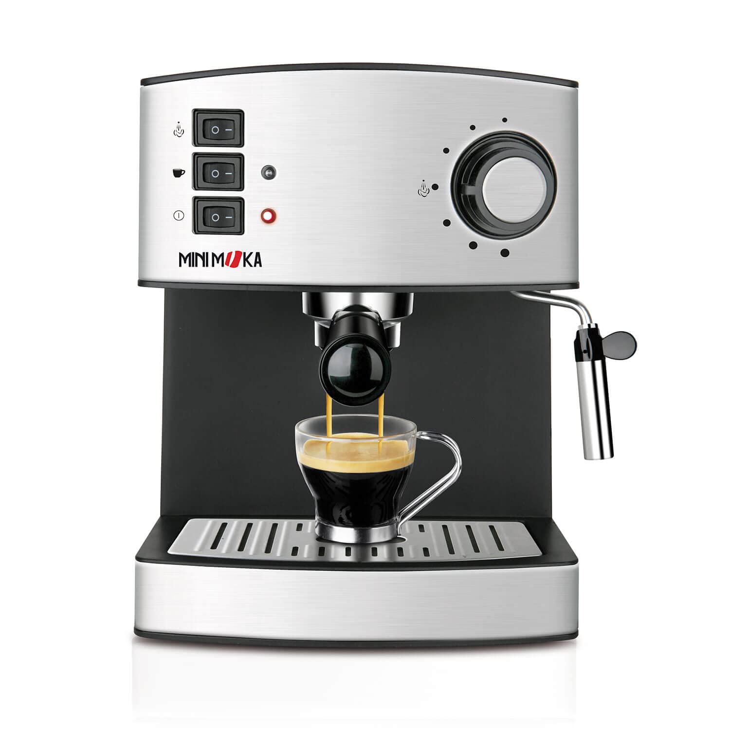 taurus-minimoka-cafetera-espresso-15-bares-con-2-cacillos-vaporizador-filtro-ext image 1