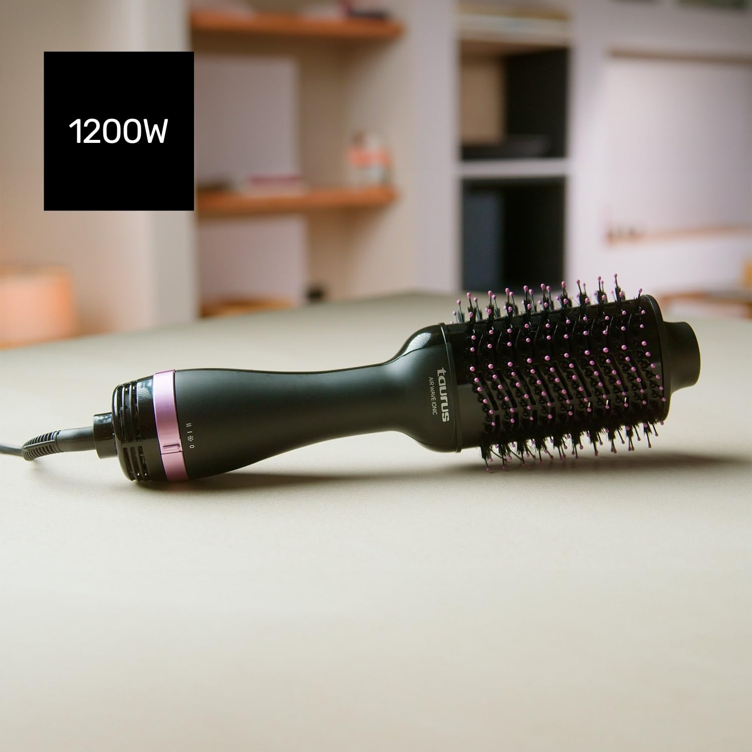 taurus-cepillo-de-aire-1200w-moldeador-i-nico-cer-mico-voluminizador-3-velocidad image 2
