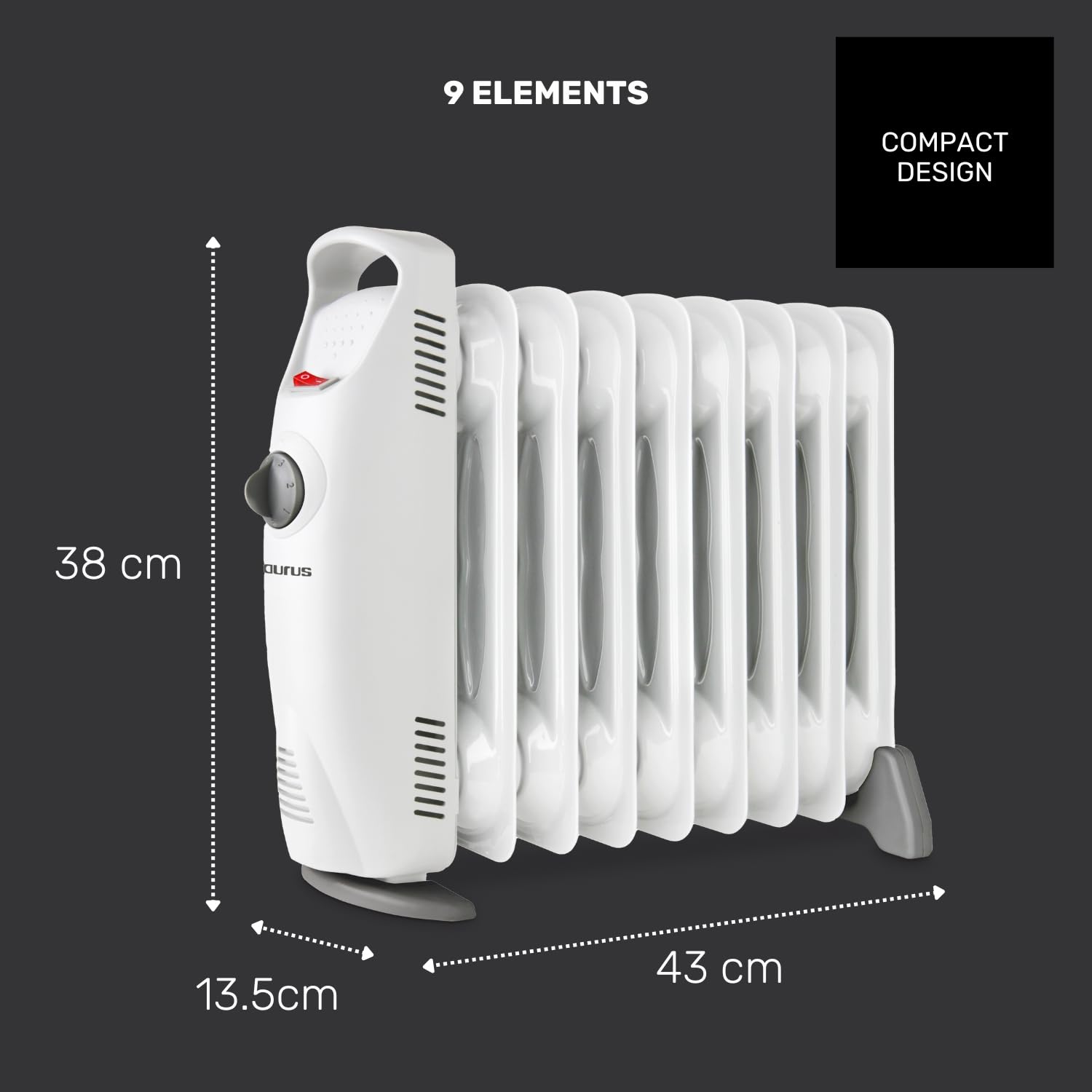 taurus-masai-1000-radiador-el-ctrico-de-9-elementos-1000w-termostato-regulable-5 image 8