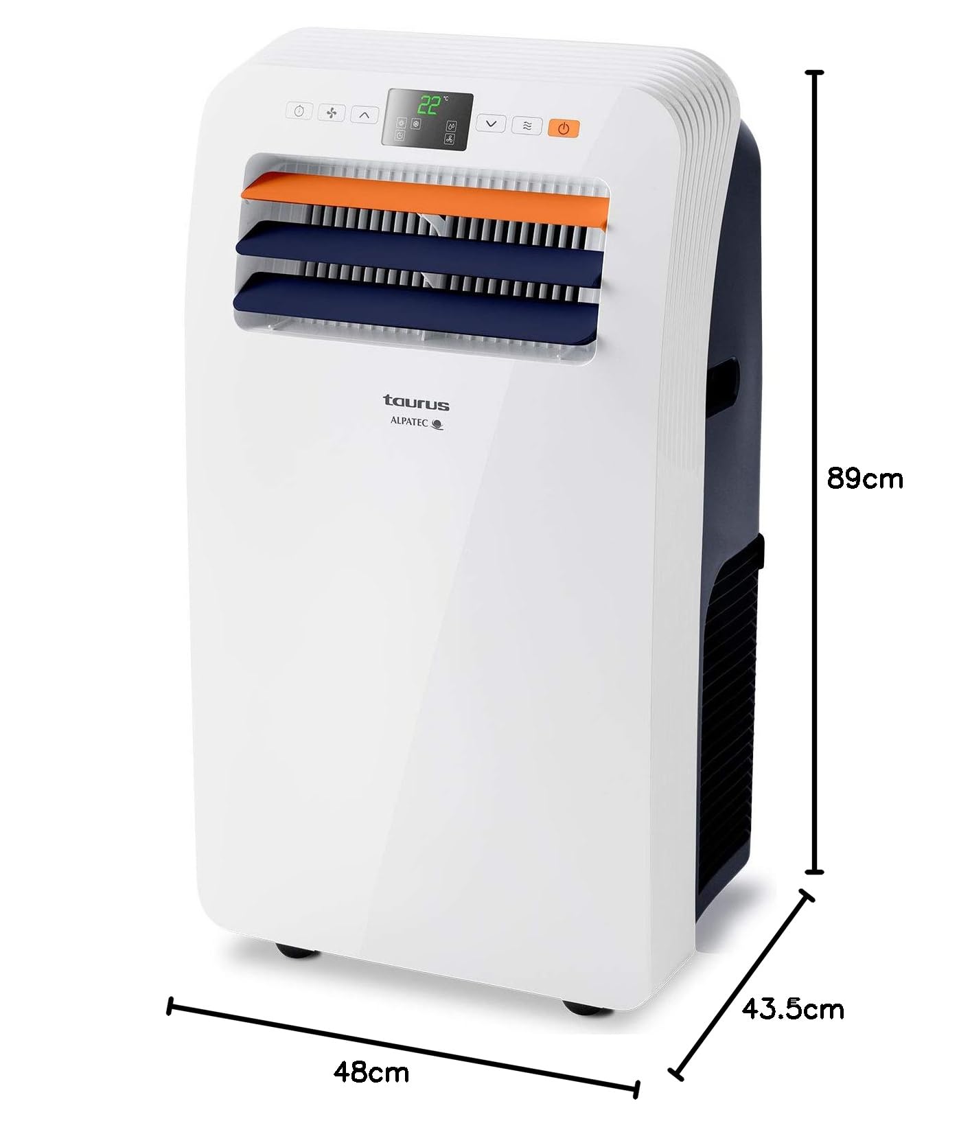taurus-temp-digital-climatizador-port-til-4-en-1-fr-o-3-5-kw-y-calor-3-3-kw-desh image 8