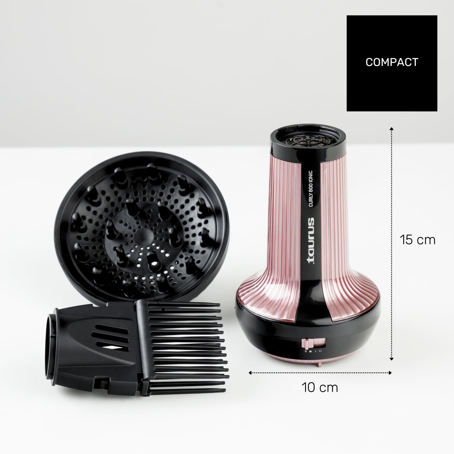 taurus-curly-800-ionic-difusor-de-aire-caliente-para-cabello-rizado-800w-tecnolo image 8
