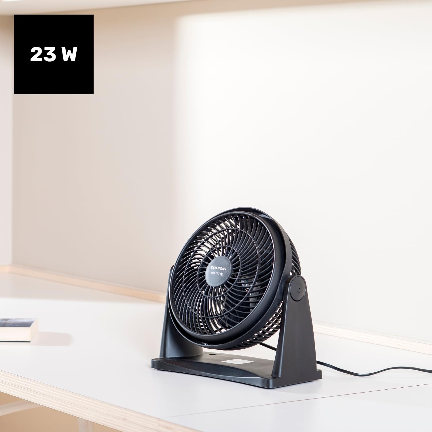 taurus-ice-brise-mini-ventilador-de-sobremesa-23w-25-cm-2-velocidades-inclinaci- image 2