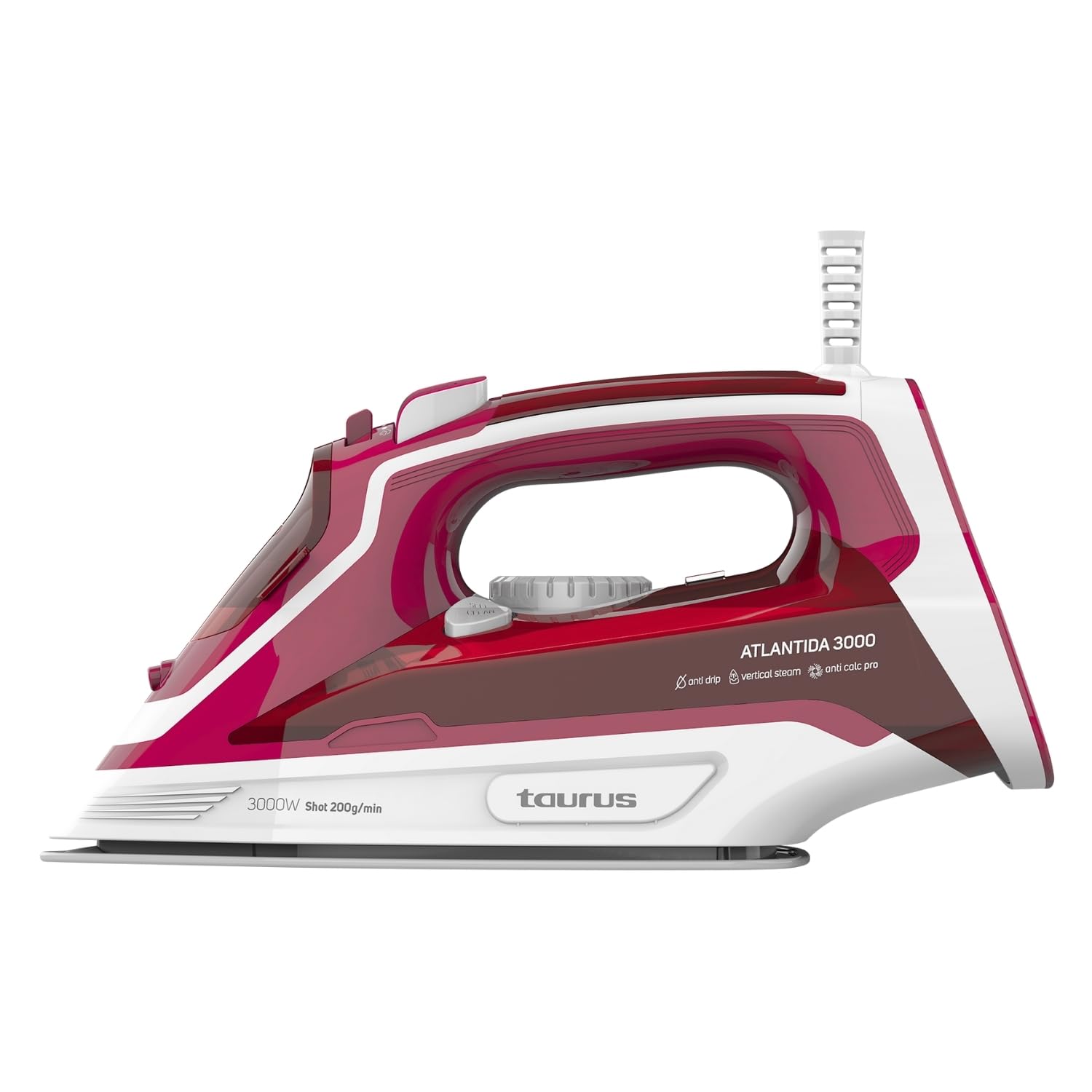taurus-atlantida-3000-plancha-de-vapor-3000w-golpe-de-vapor-200g-min-vapor-conti image 1