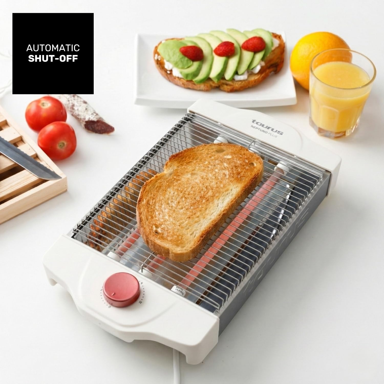 taurus-neptuno-plus-tostador-plano-horizontal-900w-superficie-24x20-cm-12-nivele image 4