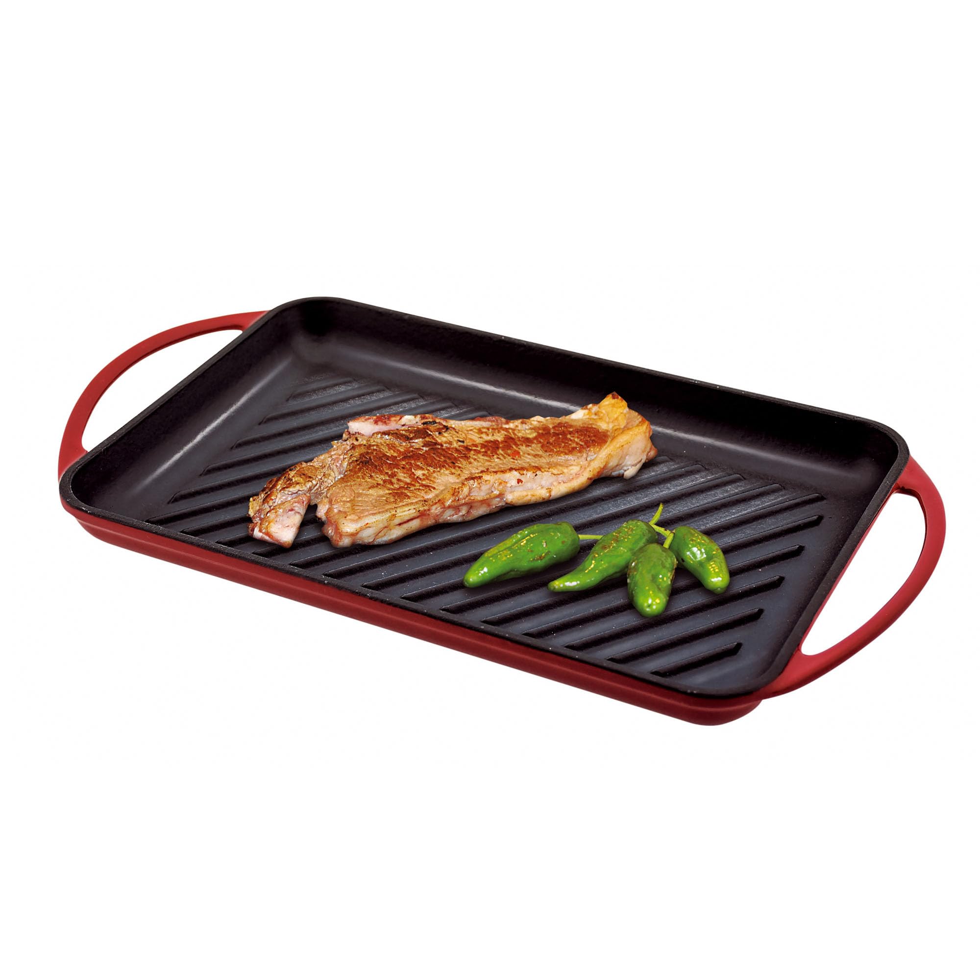 jata-gr33-plancha-de-asar-grill-de-hierro-fundido-esmaltado-33-x-21-5-cm-superfi image 2