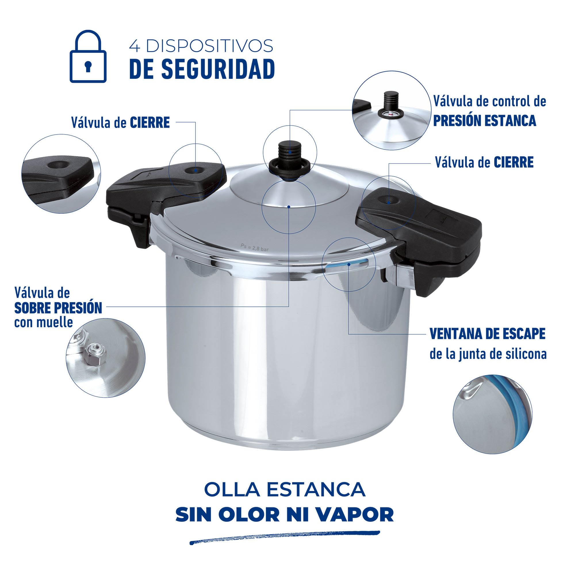 jata-osr6-olla-a-presi-n-super-r-pida-6-litros-acero-inoxidable-aisi-304-18-8-22 image 3