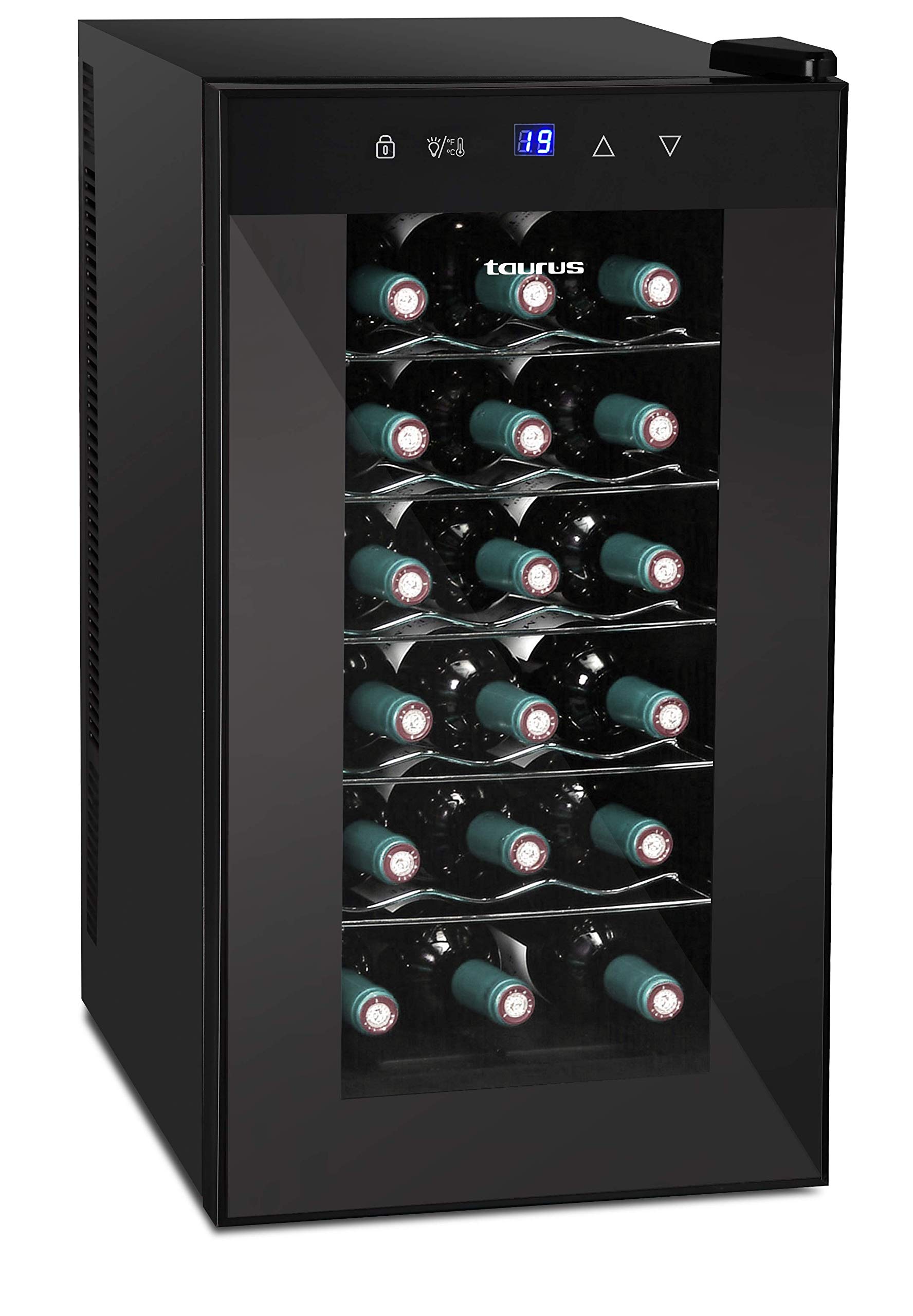 taurus-chanson-18-vinoteca-18-botellas-con-refrigeraci-n-por-compresor-doble-cri image 5