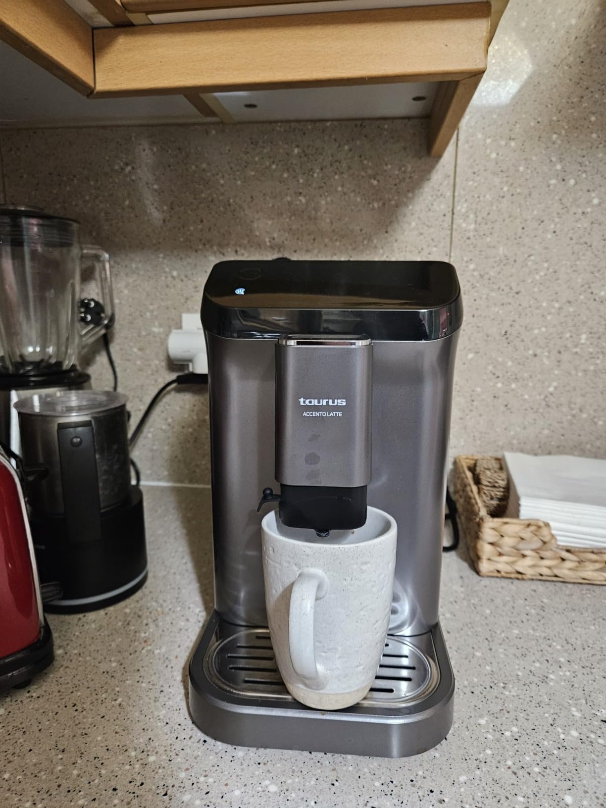 Espresso de cafetería en casa