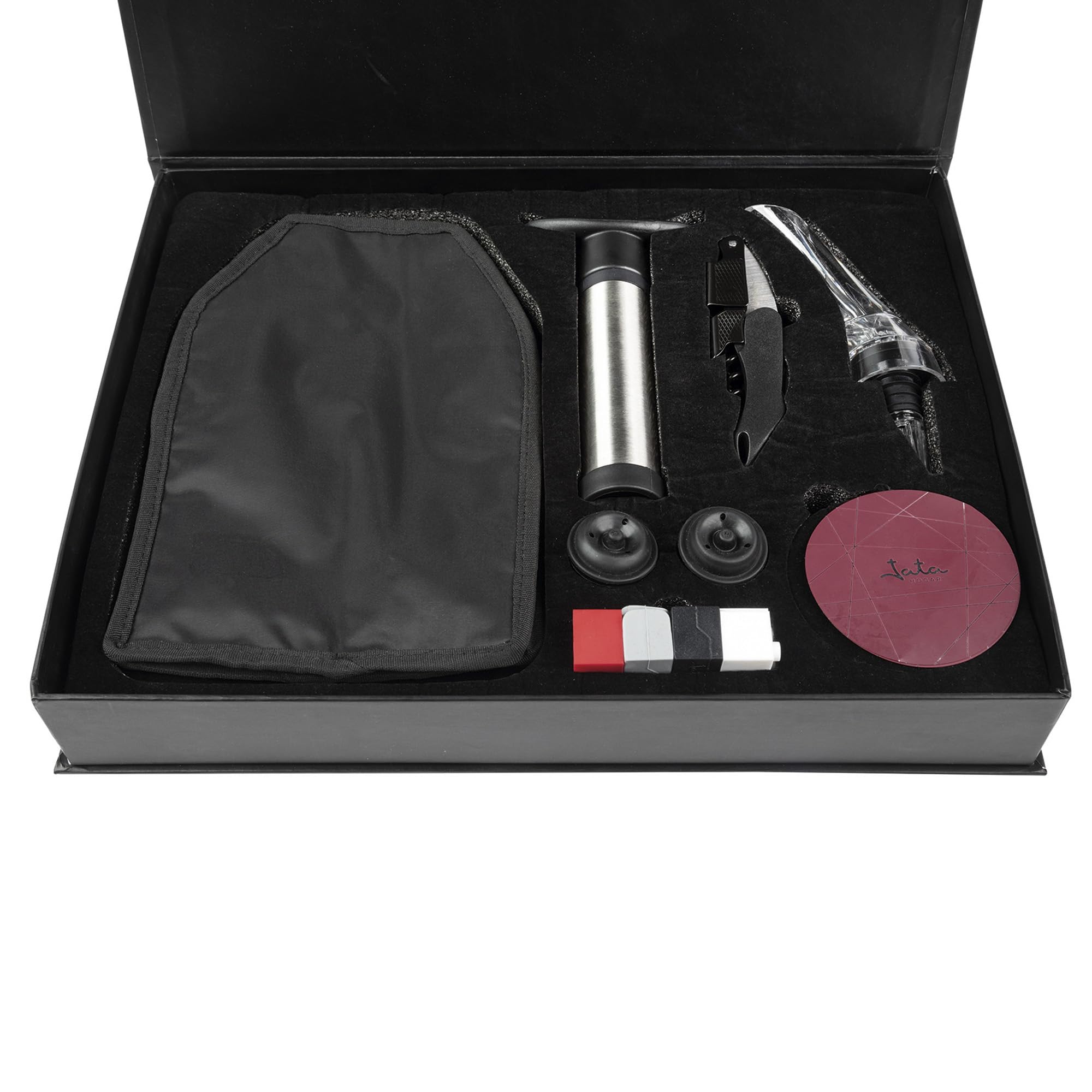 jata-hvin2323-set-de-accesorios-de-vino-16-piezas-con-sacacorchos-de-doble-impul image 2