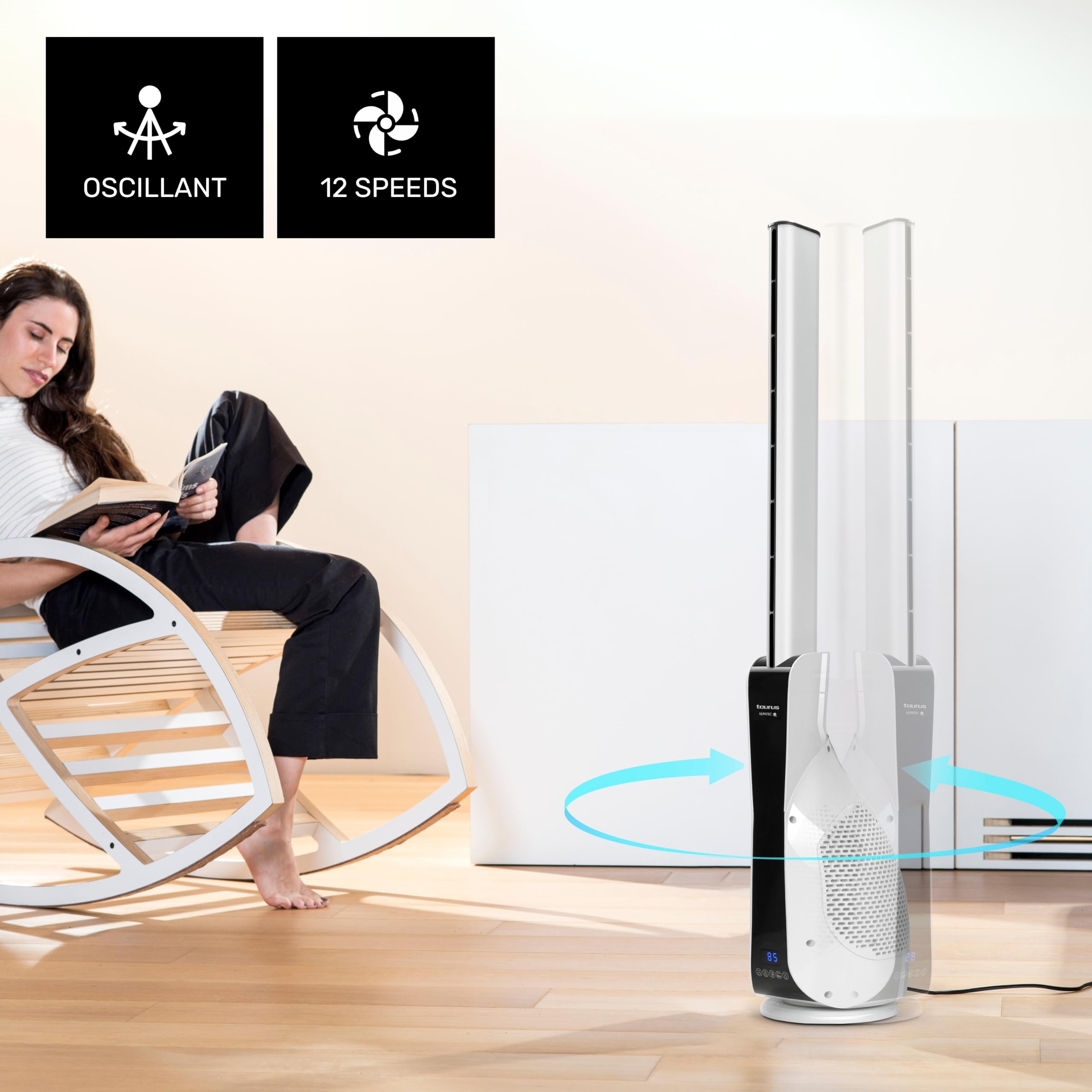 taurus-babel-invisible-amazing-digital-ventilador-de-torre-sin-palas-30w-101-cm- image 4