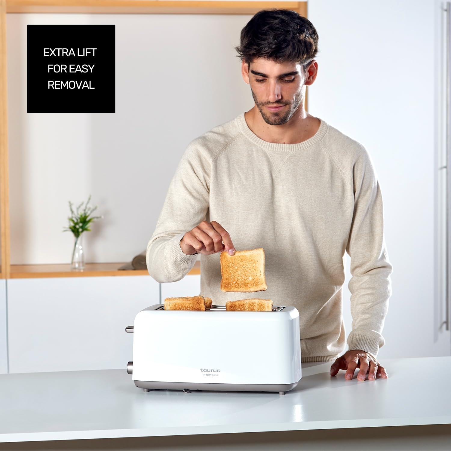 taurus-my-toast-duplo-tostadora-1450w-con-doble-ranura-larga-y-ancha-6-niveles-d image 4