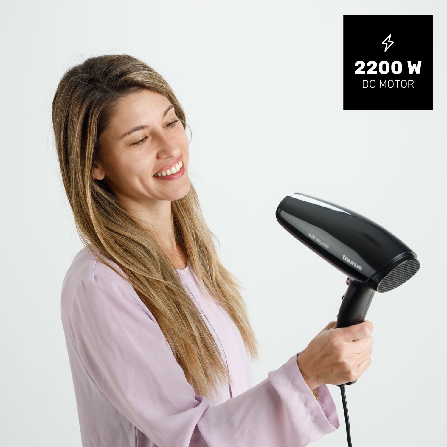 taurus-alize-evolution-secador-de-pelo-2200-w-con-concentrador-negro image 2