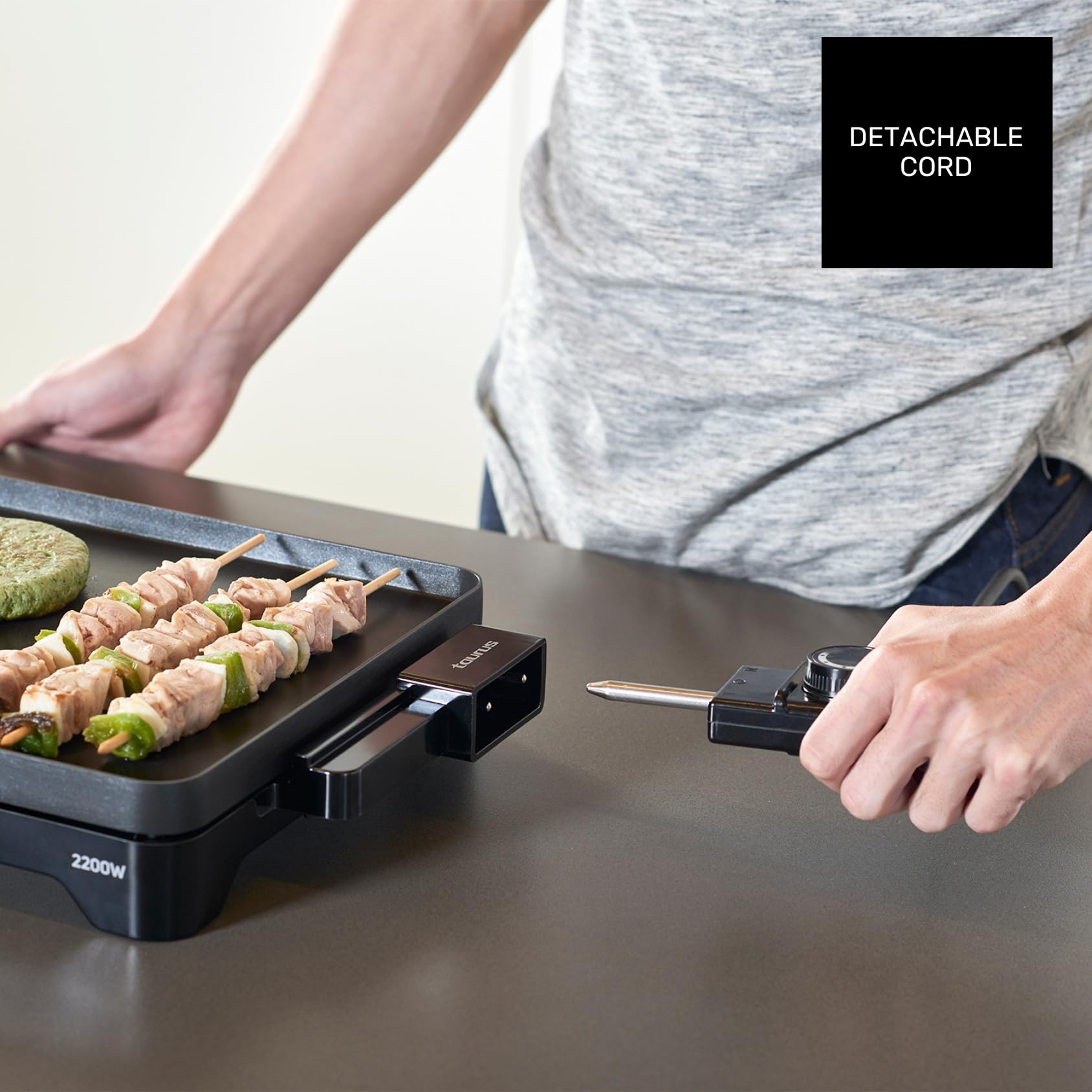 taurus-steakmax-2200-plancha-de-asar-el-ctrica-2200w-superficie-antiadherente-49 image 8