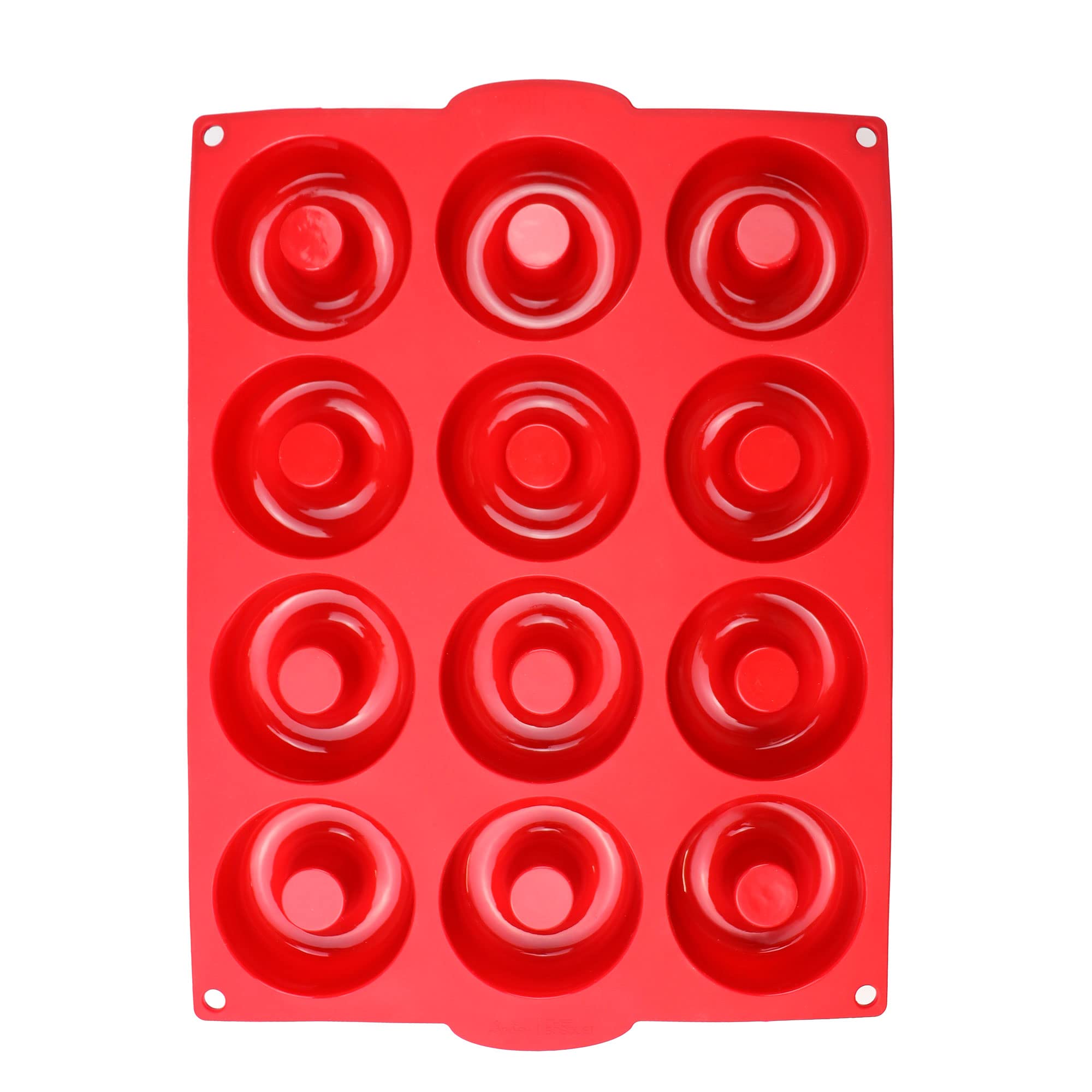 jata-hmol5212-chef-bosquet-molde-de-silicona-para-donuts-de-12-cavidades-de-100- image 1