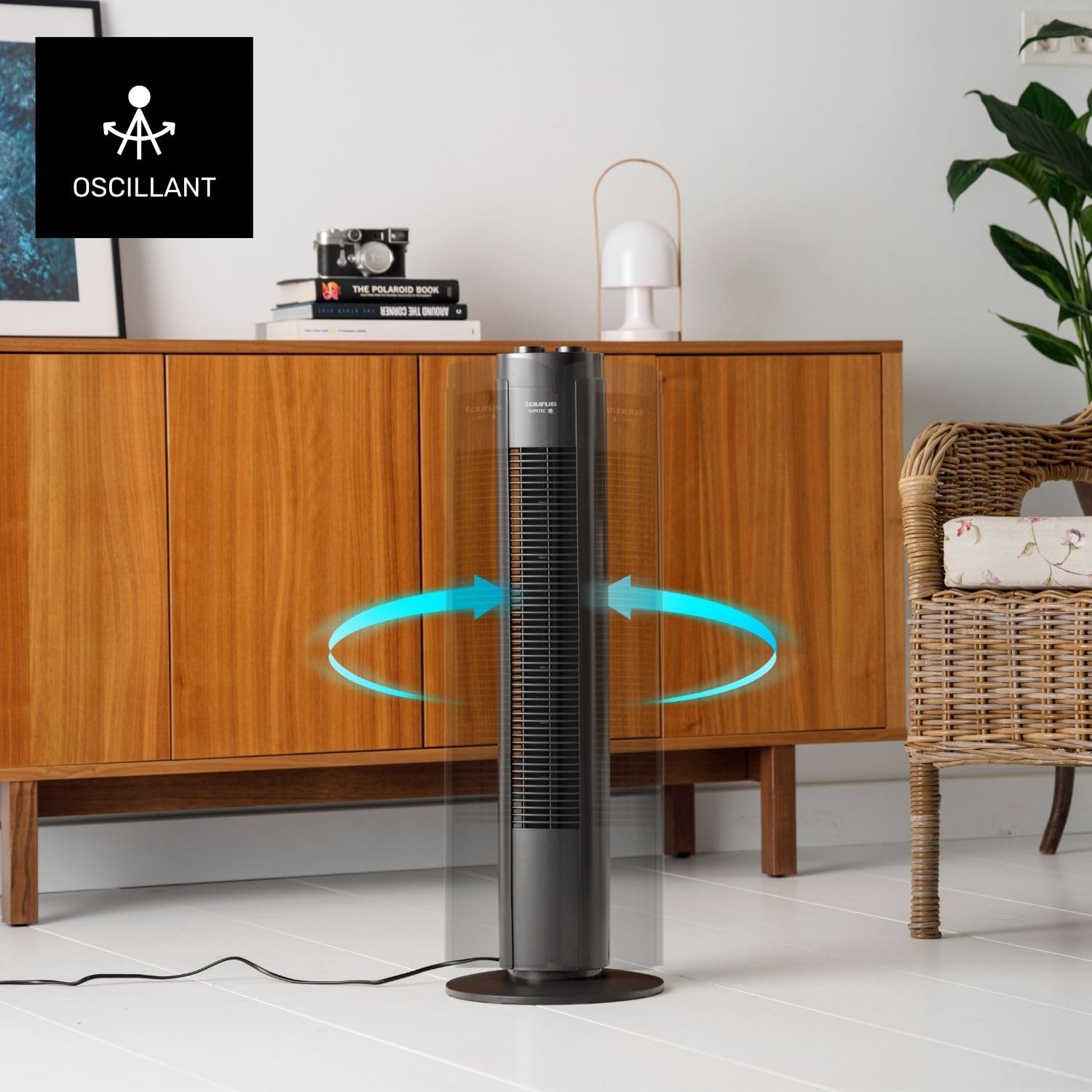 taurus-new-babel-ventilador-de-torre-oscilante-50-w-86-cm-3-velocidades-temporiz image 3