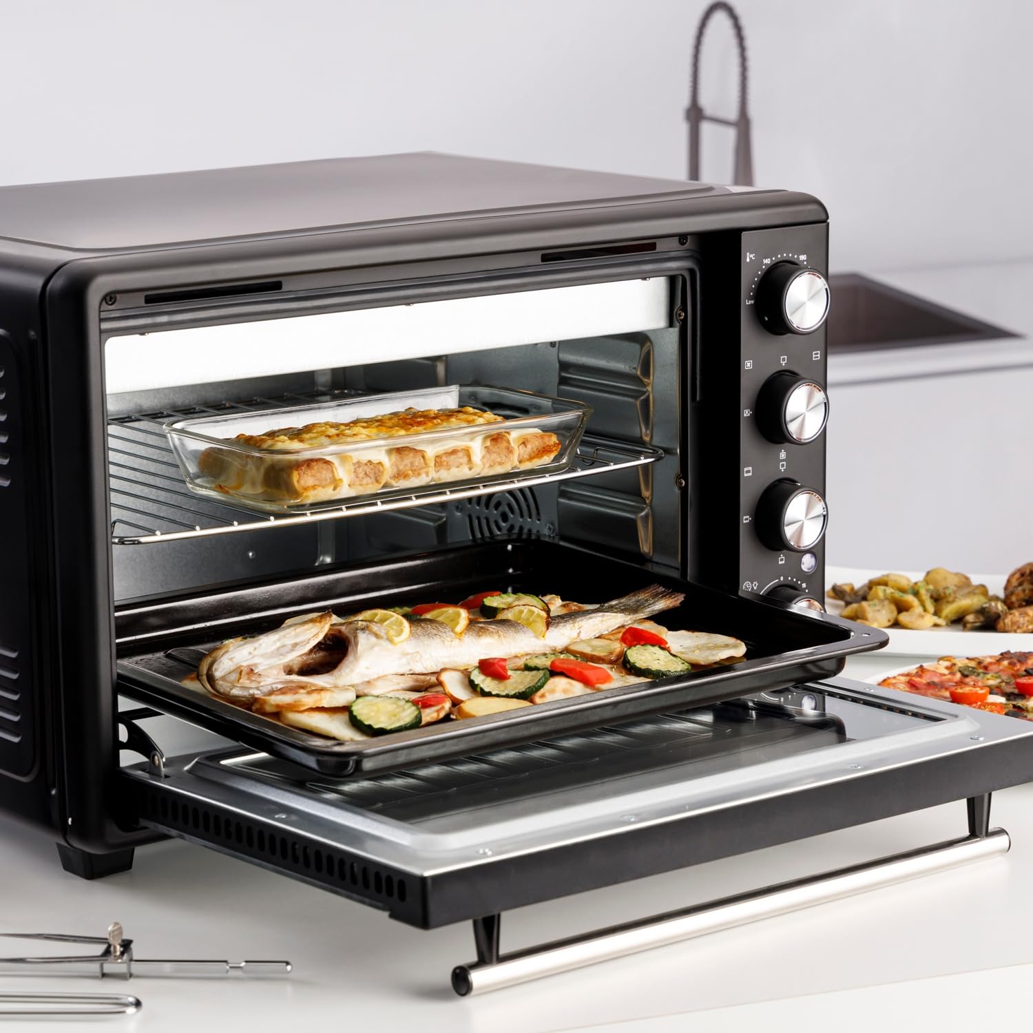 taurus-horizon-45-horno-de-sobremesa-45l-2000w-hasta-230-c-15-tipos-de-cocci-n-f image 6