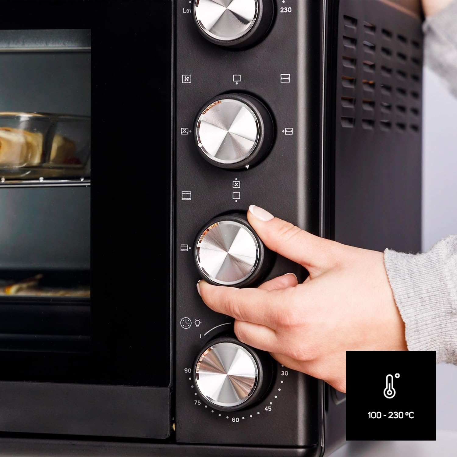 taurus-horizon-45-horno-de-sobremesa-45l-2000w-hasta-230-c-15-tipos-de-cocci-n-f image 5