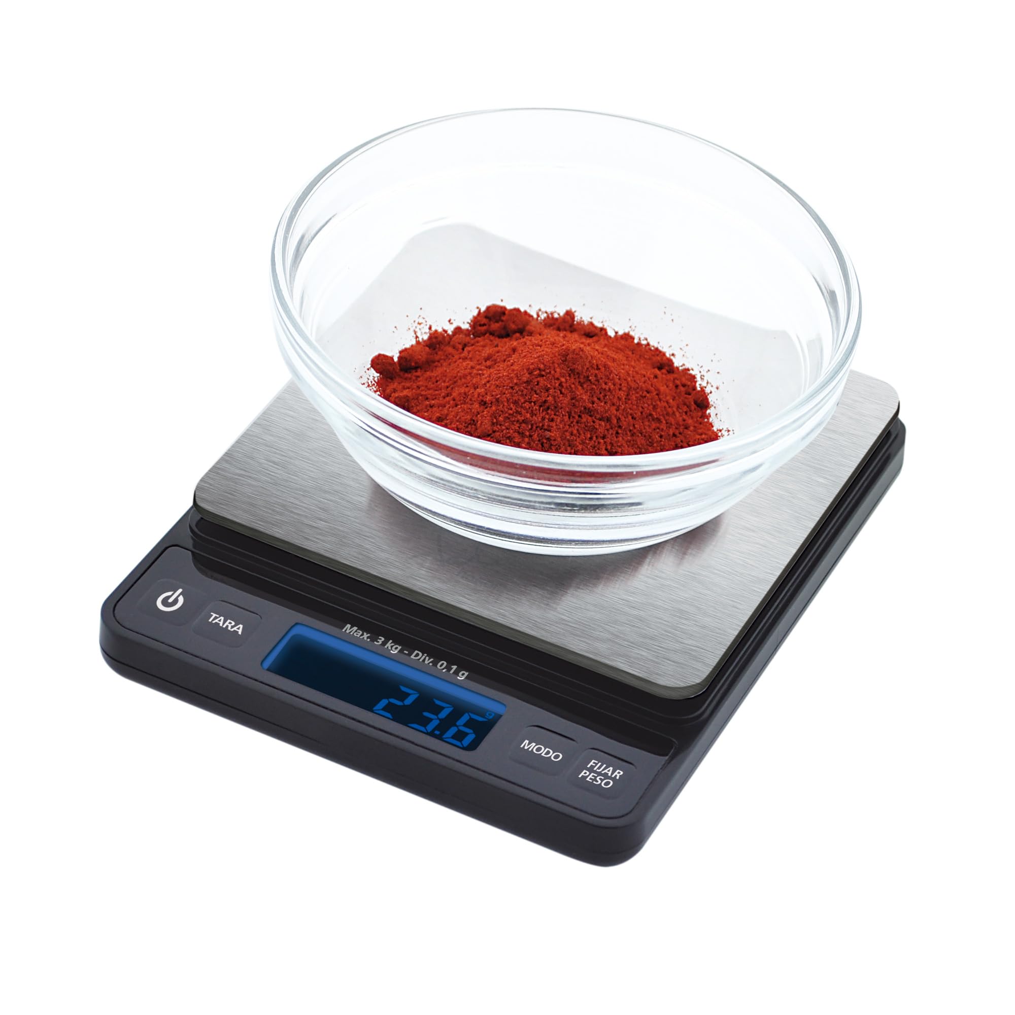 jata-hbal0370-b-scula-de-cocina-digital-de-precisi-n-0-3-g-3-kg-acero-inoxidable image 2