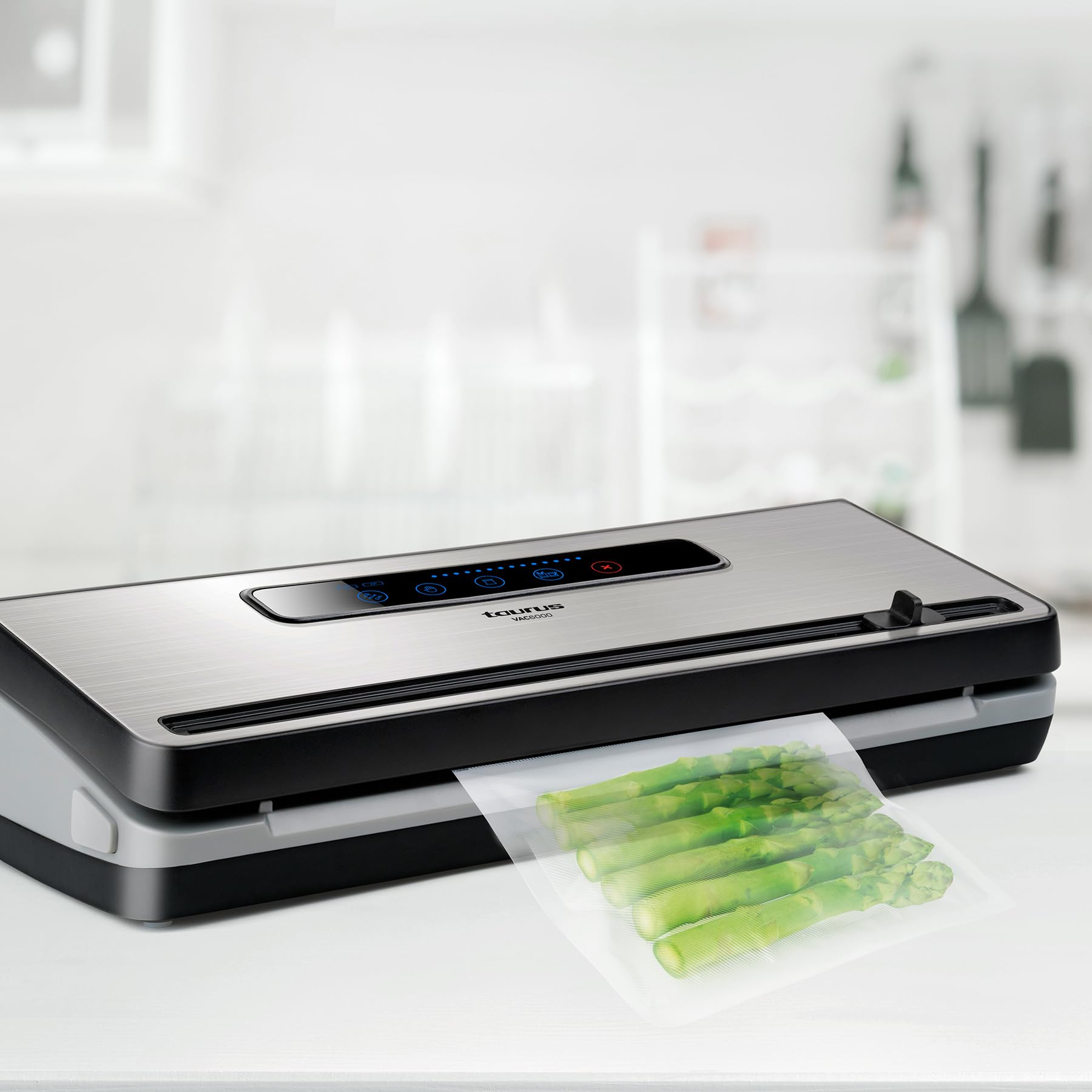 taurus-vac600-envasadora-al-vac-o-de-alimentos-con-cortador-incorporado-30-cm-ac image 6
