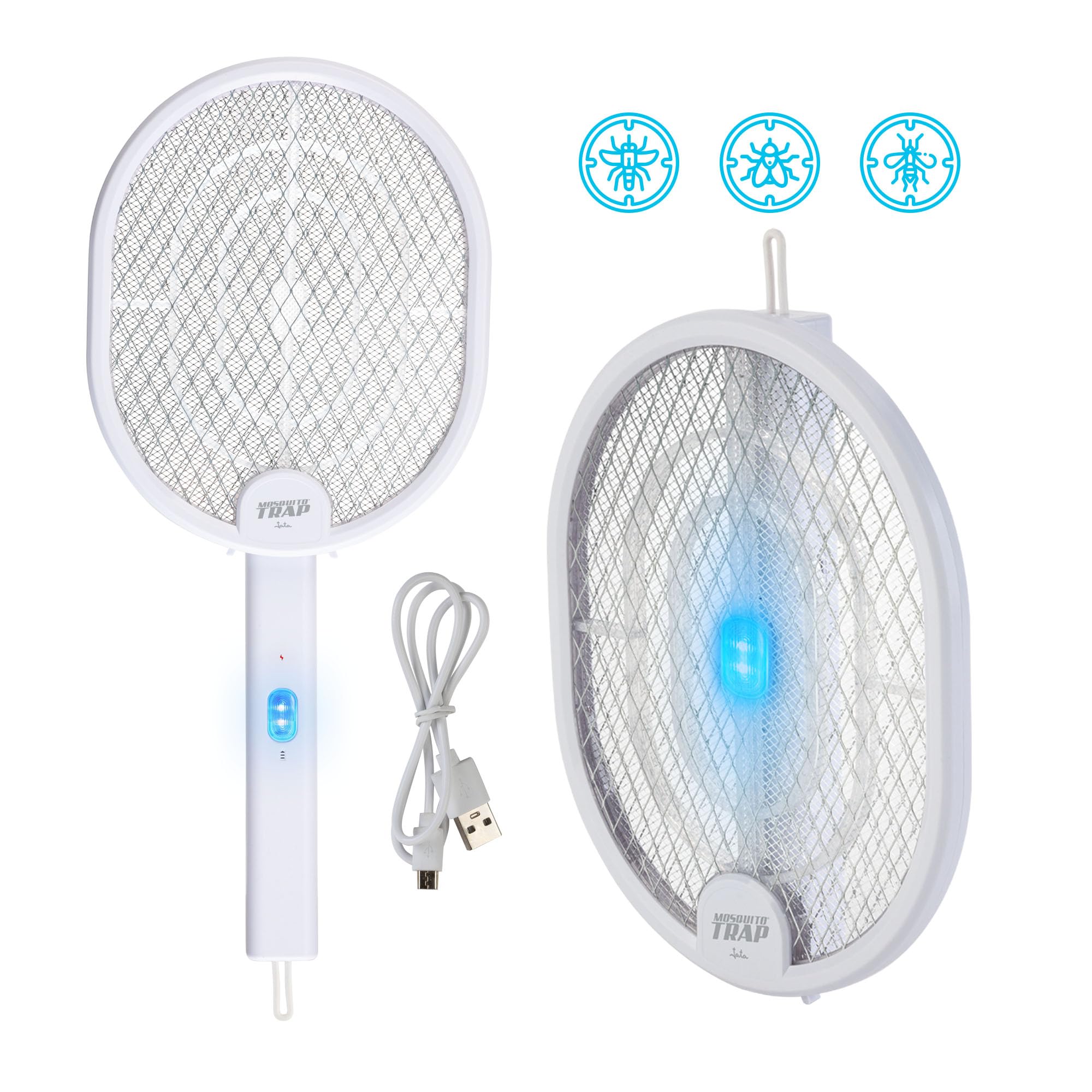 jata-most3540-raqueta-antimosquitos-el-ctrica-recargable-usb-2-en-1-con-luz-uv-t image 2